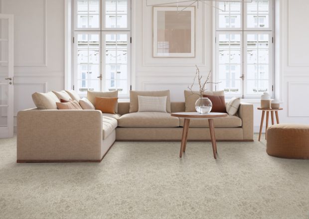 Intriguing Allure in Ivory Cream Carpet