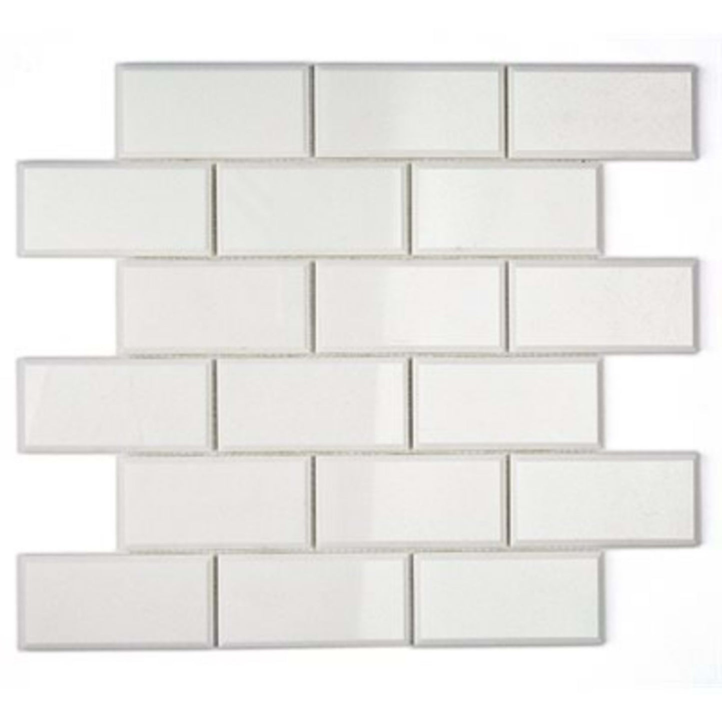 White Thassos in White Thassos Beveled Edge 3x6 Polished