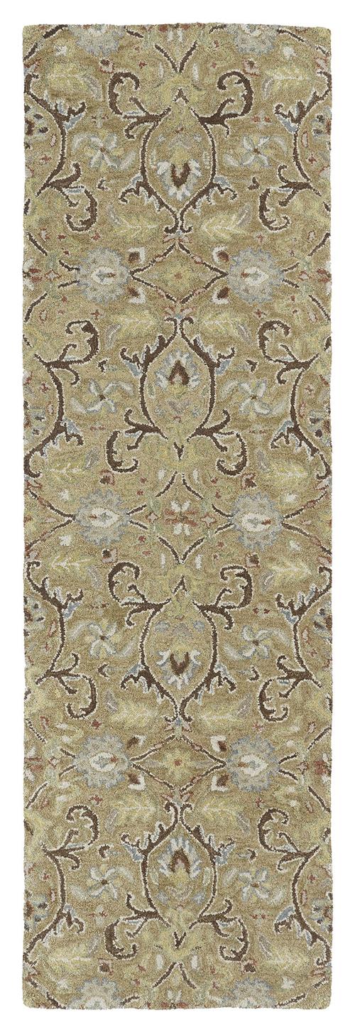Helena Collection-Athena - 00-Gold in Gold Area Rugs