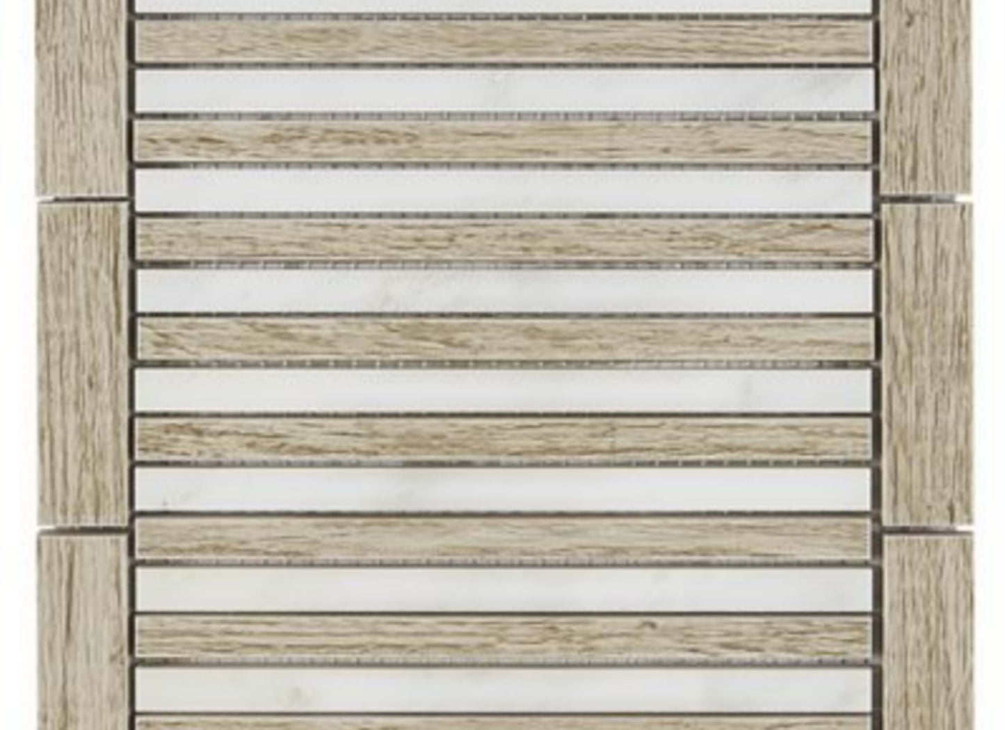 Avant Garde in Linear Asian Statuary Wooden Beige