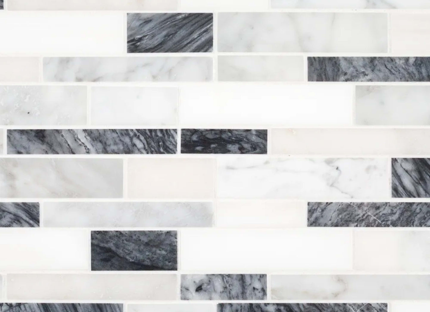 Bermuda Mosaic in White