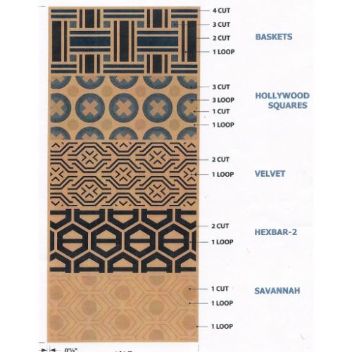 Brownstone Collection - Brownstone in Geometric Carpet