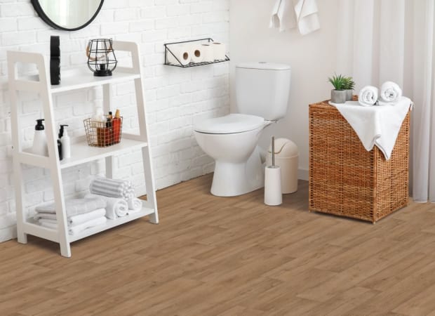 Genial Crest in Threshold Taupe Vinyl Sheet Goods