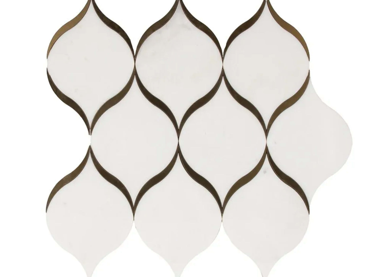 Eloquent Mosaic in White