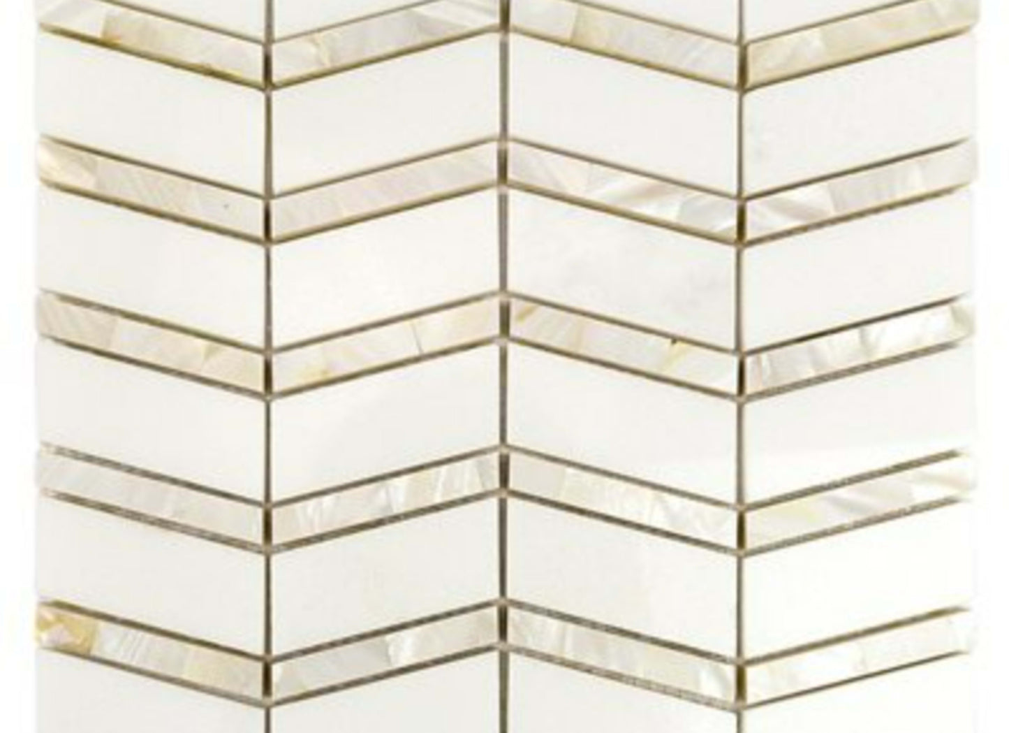 Heraldry in White Carrara With White Thassos Line