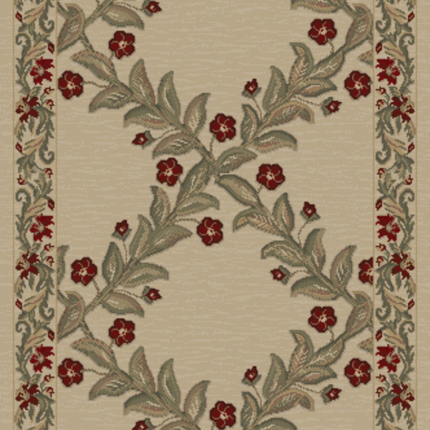 Incredible Runner in Antique Chiffon Carpet