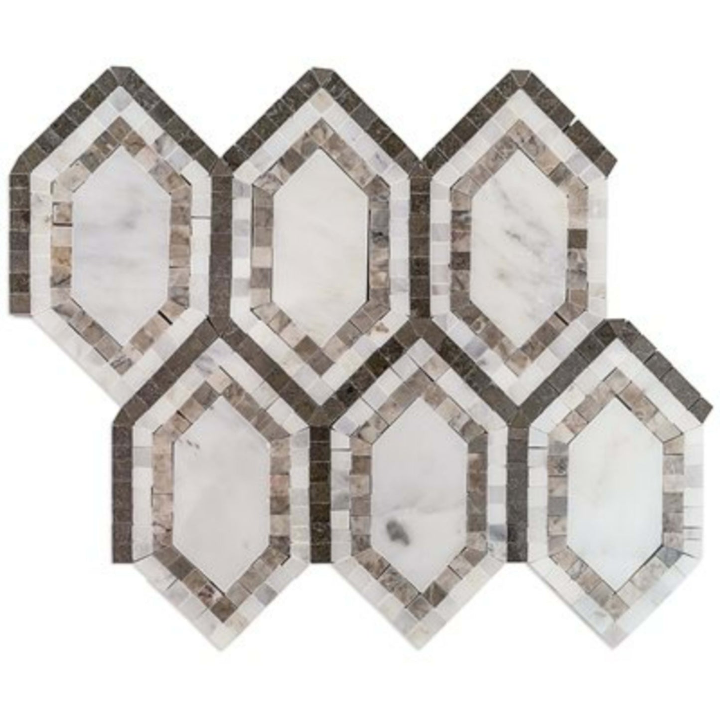 New Era in Asian Black Long Hexagon With Asian Statuary