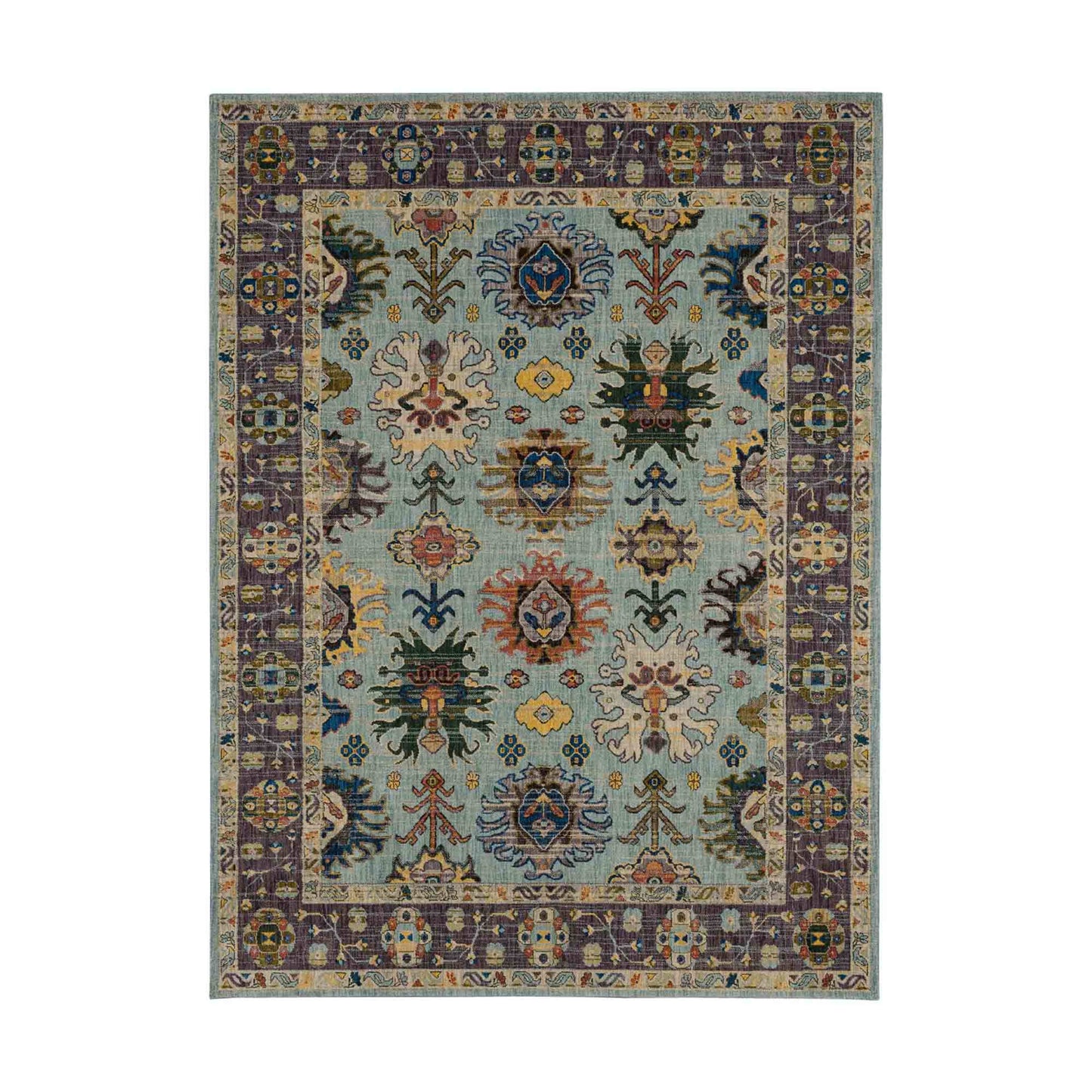 Obsession Blue in Blue 9'6"x12'11" Area Rugs