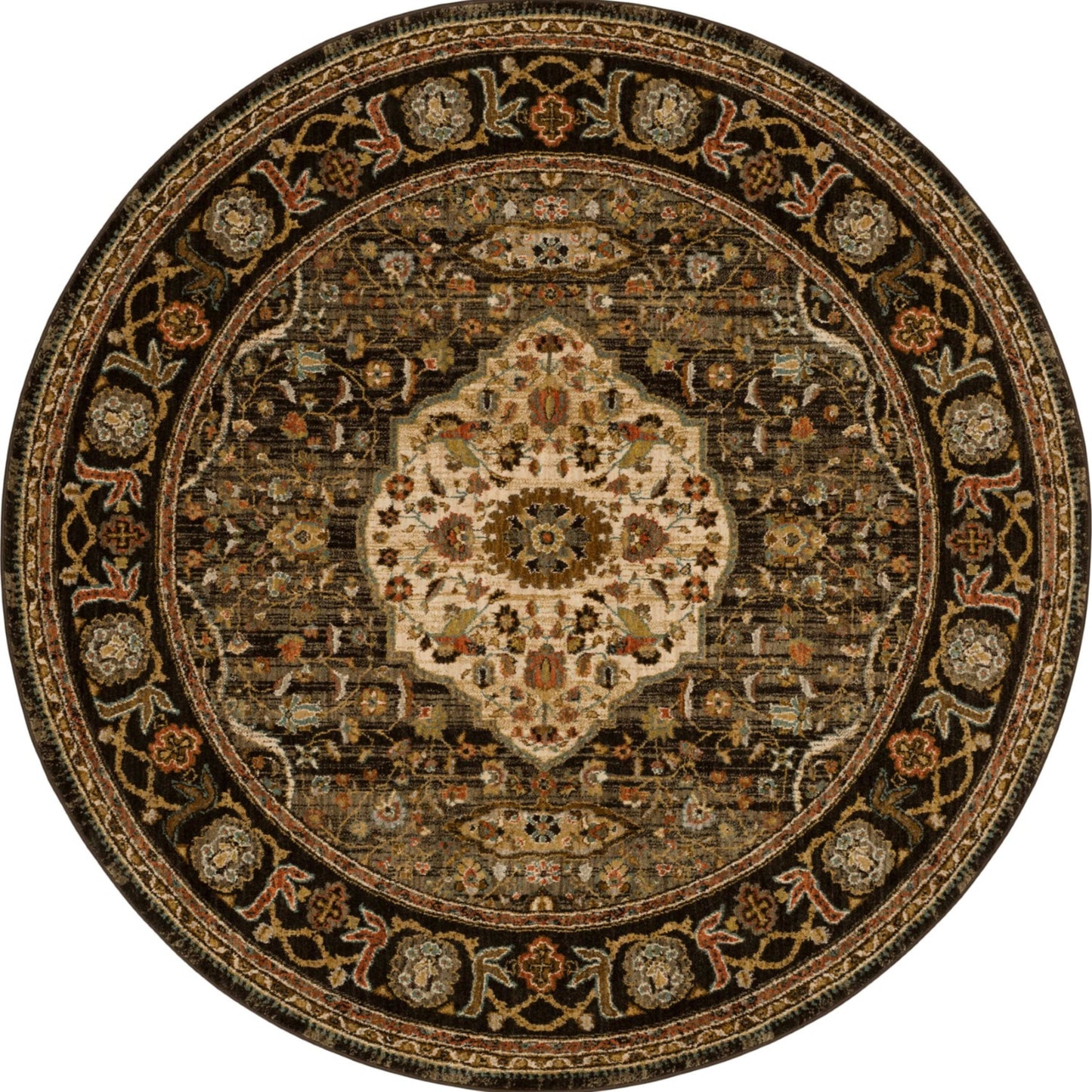 Petra Charcoal in Charcoal Area Rugs