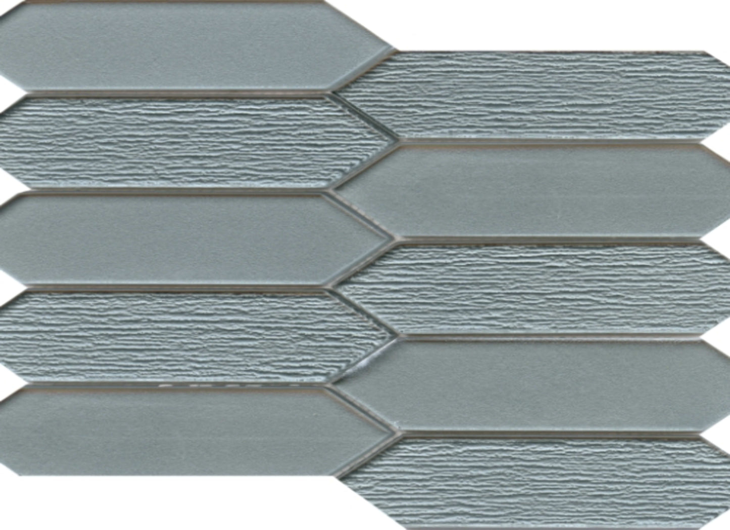 Picket in Silver 11" X 12" Mosaic Mesh