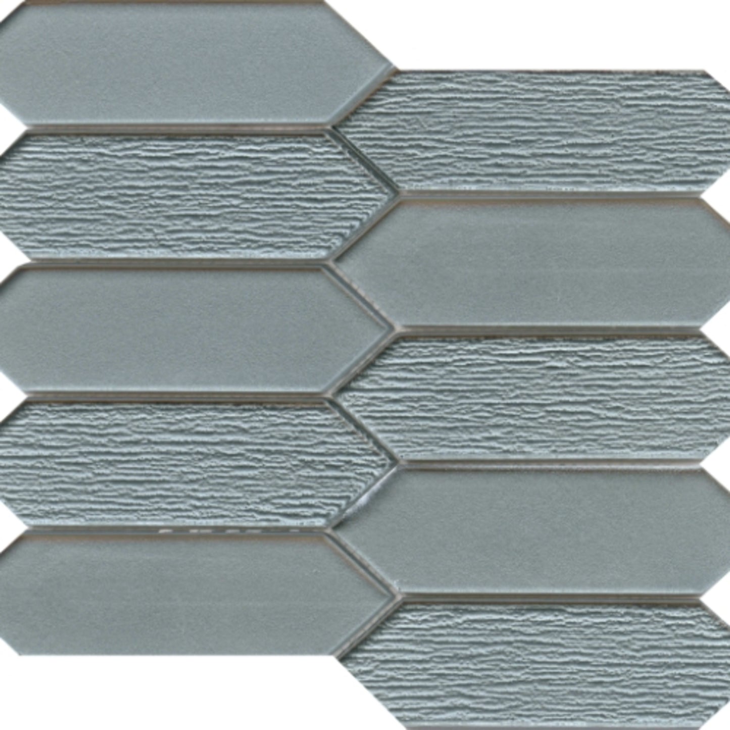 Picket in Silver 11" X 12" Mosaic Mesh