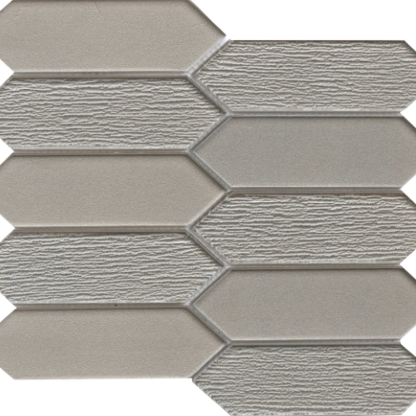 Picket in Silver 11" X 12" Mosaic Mesh