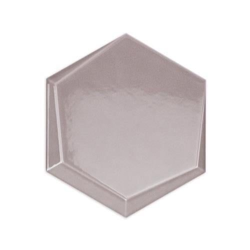 Hexagono in Cuna Blanco Matte