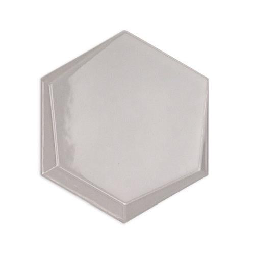 Hexagono in Cuna Blanco Matte