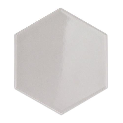 Hexagono in Cuna Blanco Matte