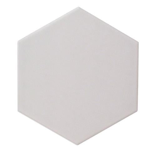 Hexagono in Cuna Blanco Matte
