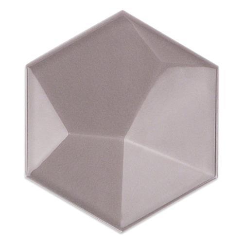 Hexagono in Cuna Blanco Matte