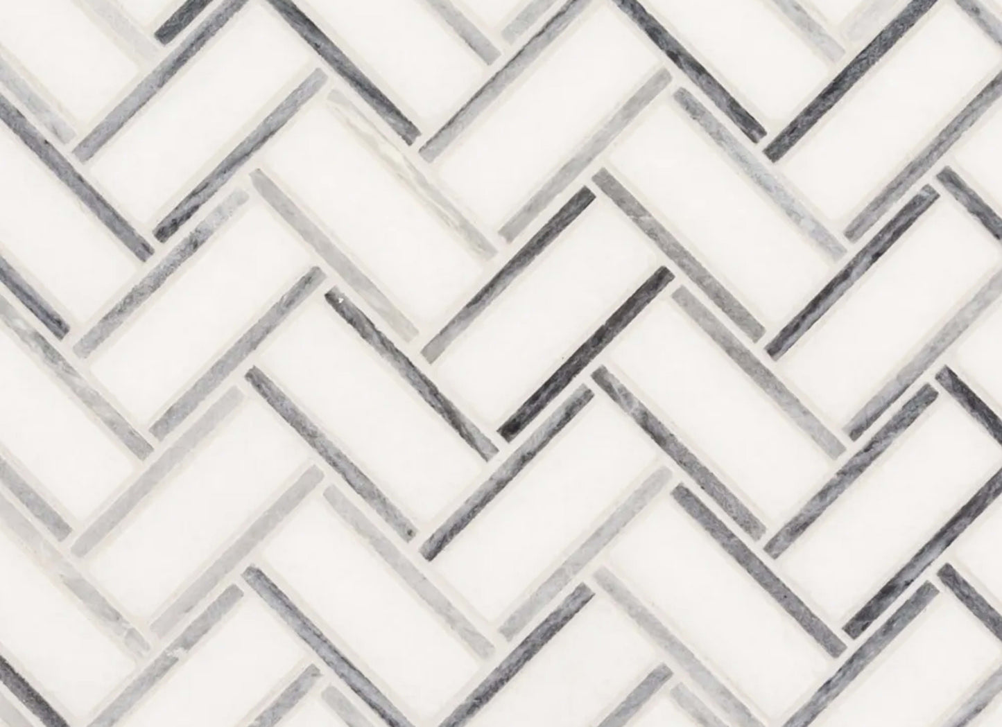 Verdigris Mosaic in White