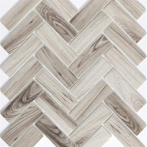Echo in White 3" Hexagon