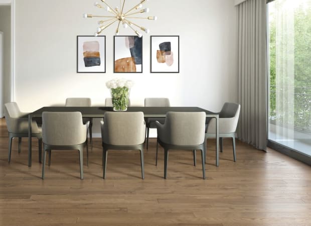 Camden Isle in Aged Bourbon Hardwood
