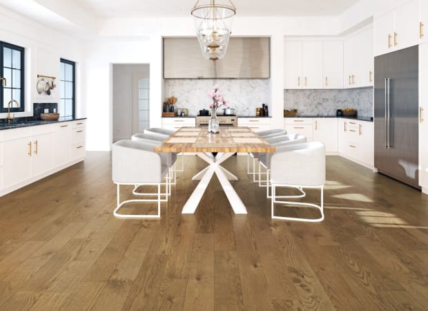 Industrial Design in Davenport Tan Oak Hardwood