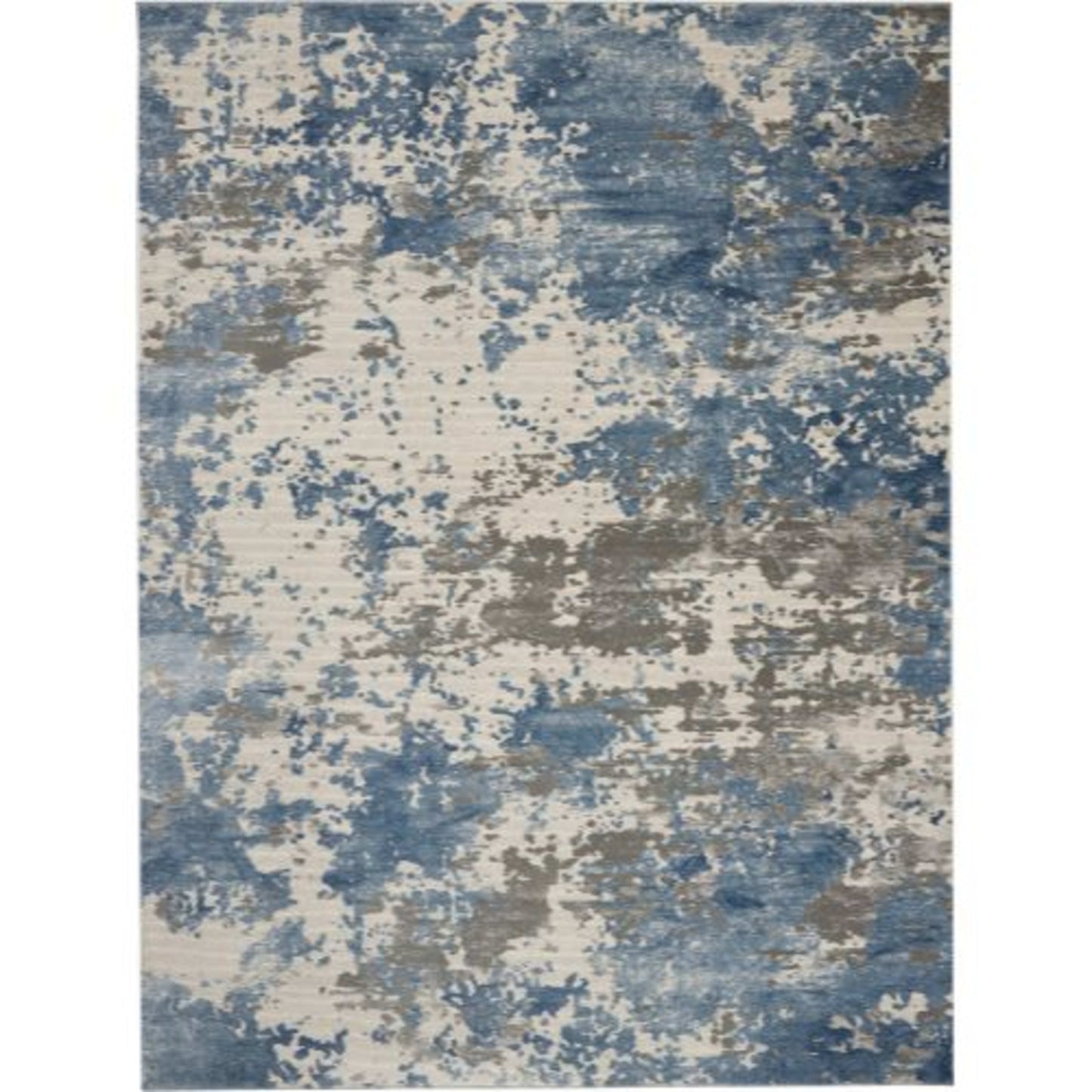 Rustic Textures RUS08 in Grey/Blue Area Rugs