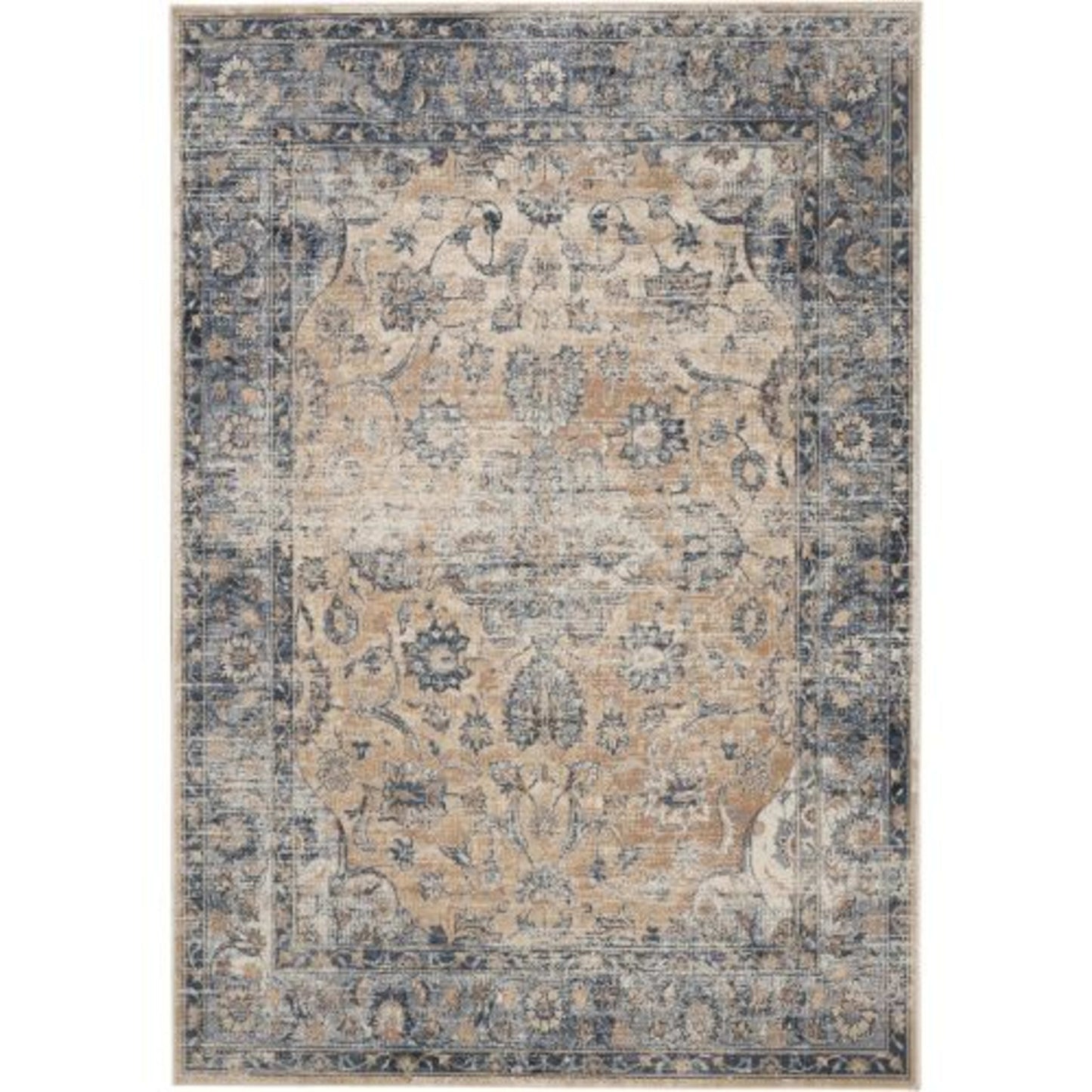 Malta MAI13 in Blue/Ivory Area Rugs