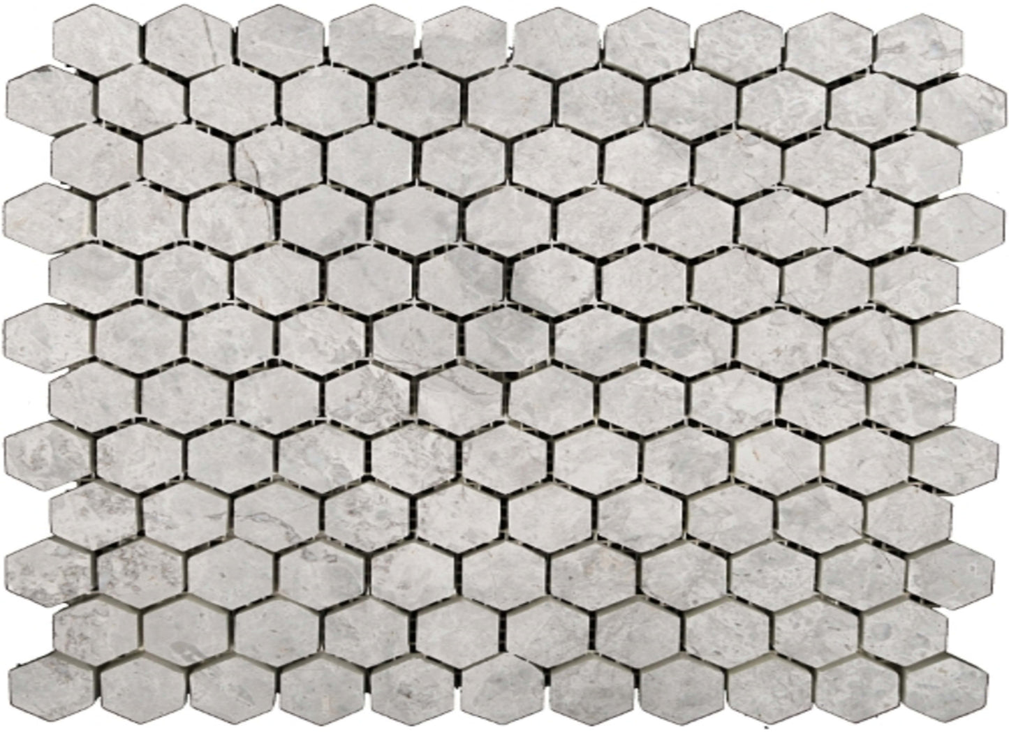 Marble Silver Collection in Silver Polished 12" X 12"