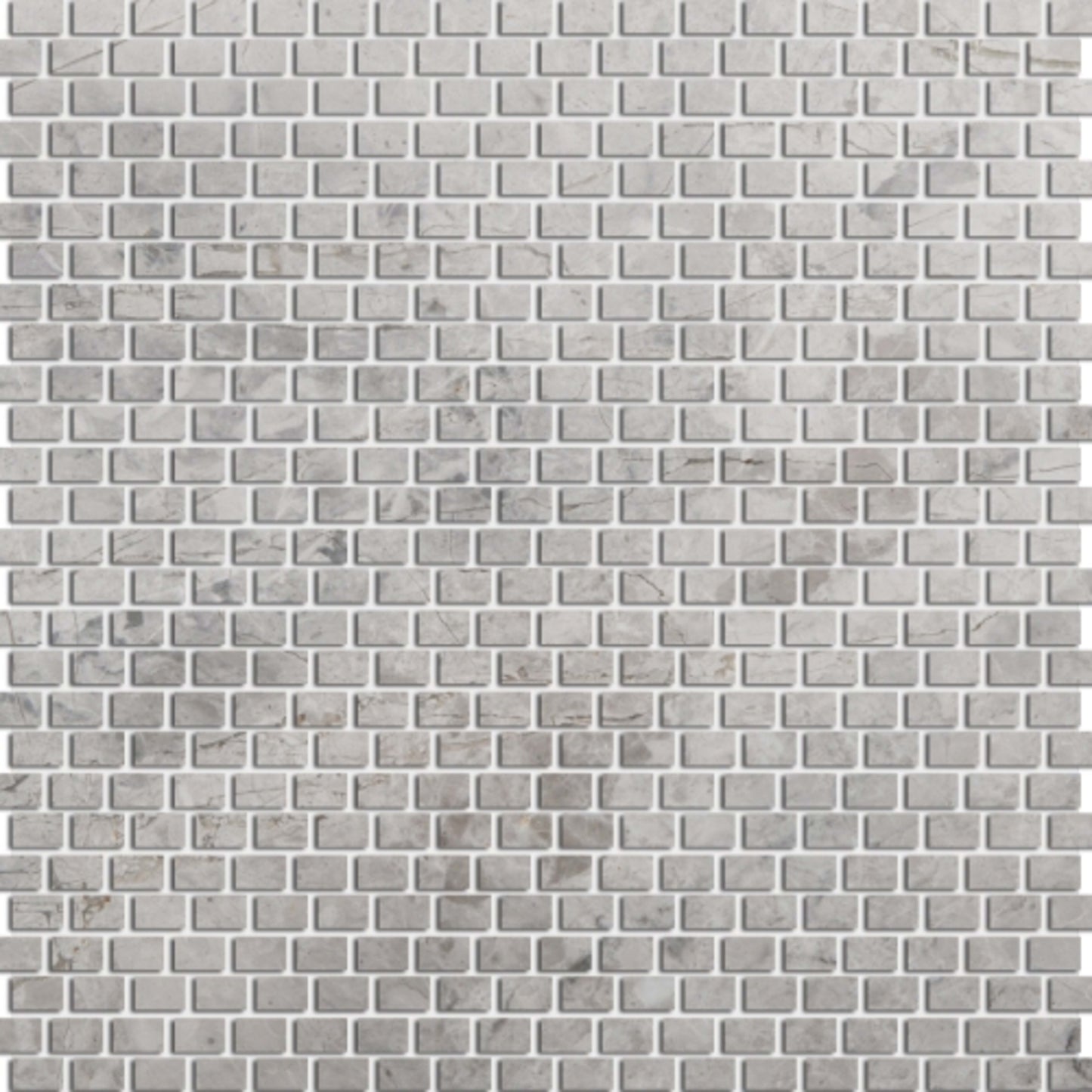 Marble Silver Collection in Silver Polished 12" X 12"