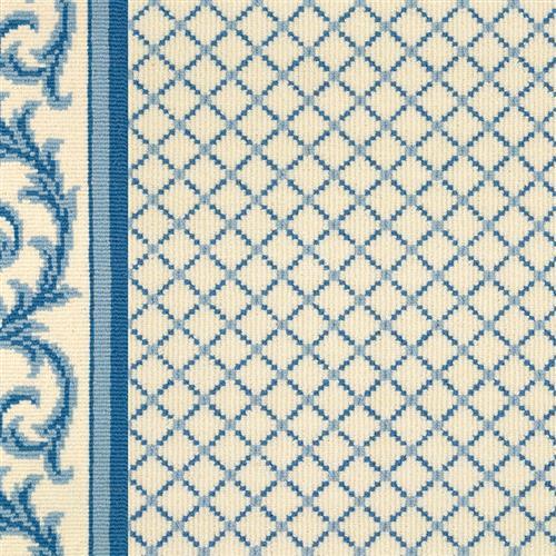 Legacy in Ardmore - Dresden Blue On White Carpet