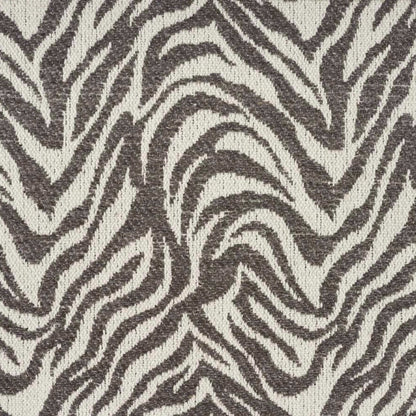 Natural Mountain Zebra in Charcoal Carpet