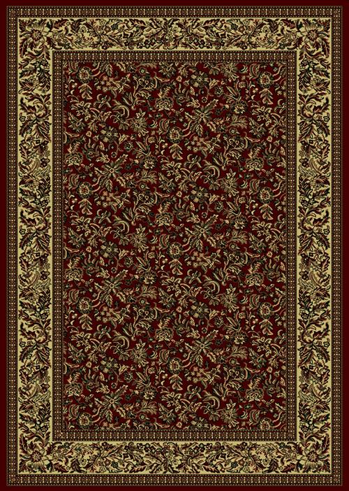 Castello - 1219 - Burgundy in Burgundy Area Rugs