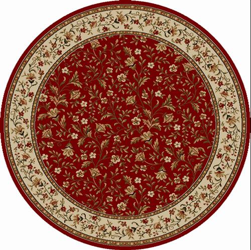 Como - 1593 - Red in Red Area Rugs