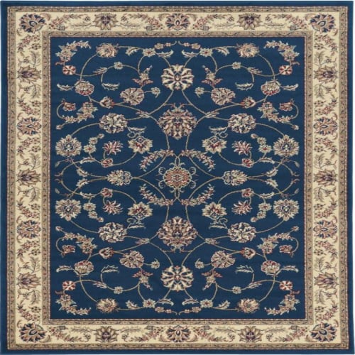 Como - 1596 - Navy in Navy Area Rugs
