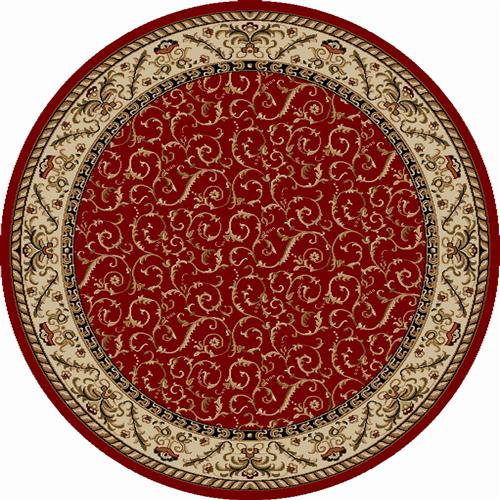 Como - 1599 - Red in Red Area Rugs