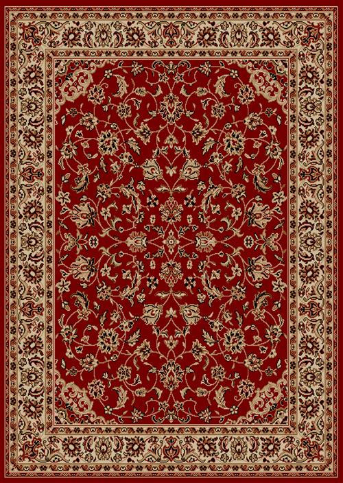 Como - 1833 - Red in Red Area Rugs