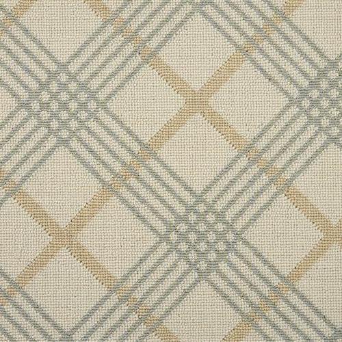 Sands Point Coastal Plaid in Cstpl Ivory/Mist Carpet