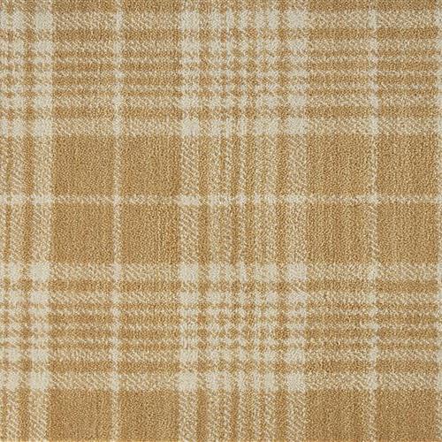 Gingham Plaid in Gingp Antique Gold Carpet