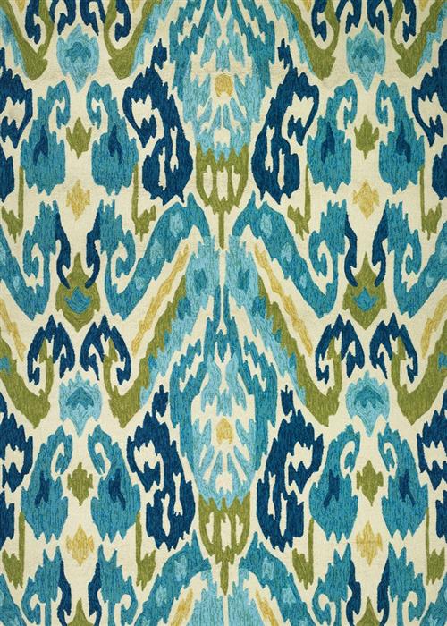 Covington - Delfina - Azure/Lemon