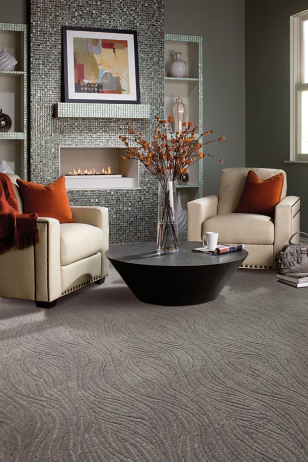 Distinct Flair in Iris Mist Carpet