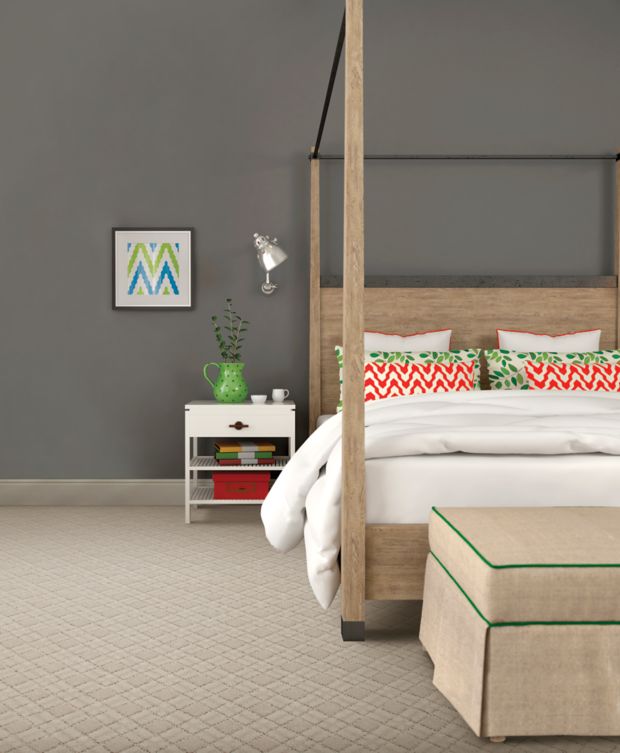 Upscale Tradition in Cape Mist Carpet