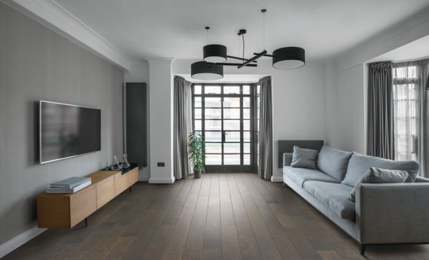 Indian Peak Hickory in Greystone Hickory Hardwood