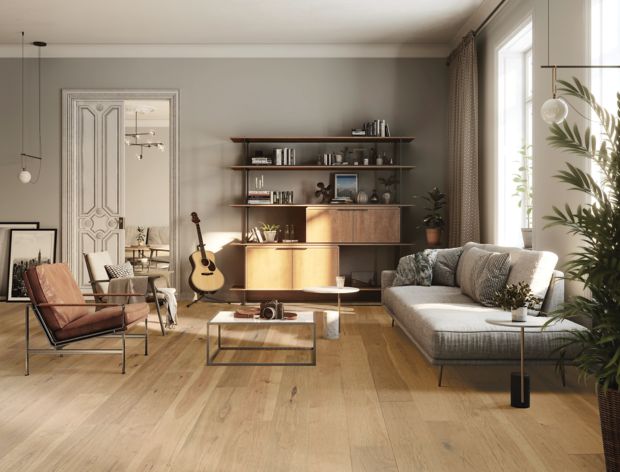 Cascade Hills in Cinnabark Hickory Hardwood