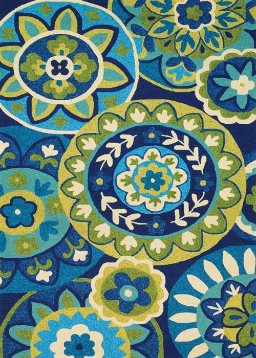 Covington - Rip Tide - Ocean/Green in Ocean/Green Area Rugs