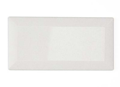 White Thassos in White Thassos Beveled Edge 3x6 Polished
