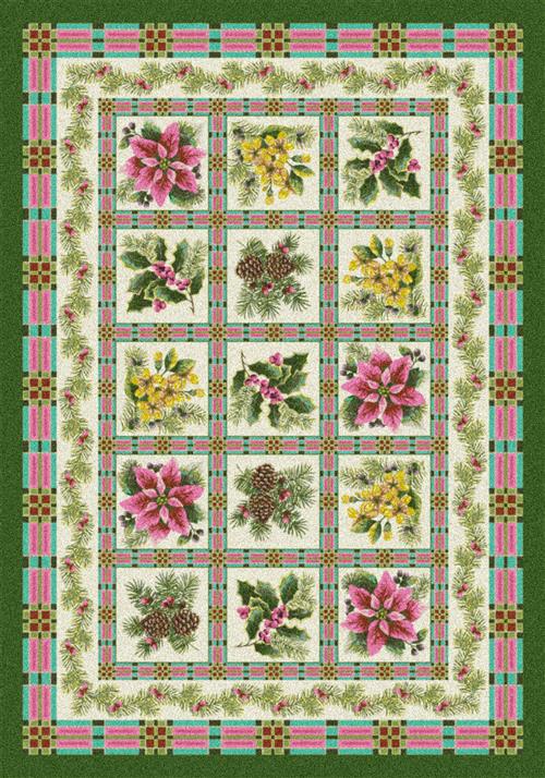 Yuletide-00111 Evergreen Flooring by Milliken
