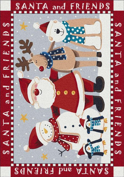 Santa & Friends-00235 Indian Red Flooring by Milliken