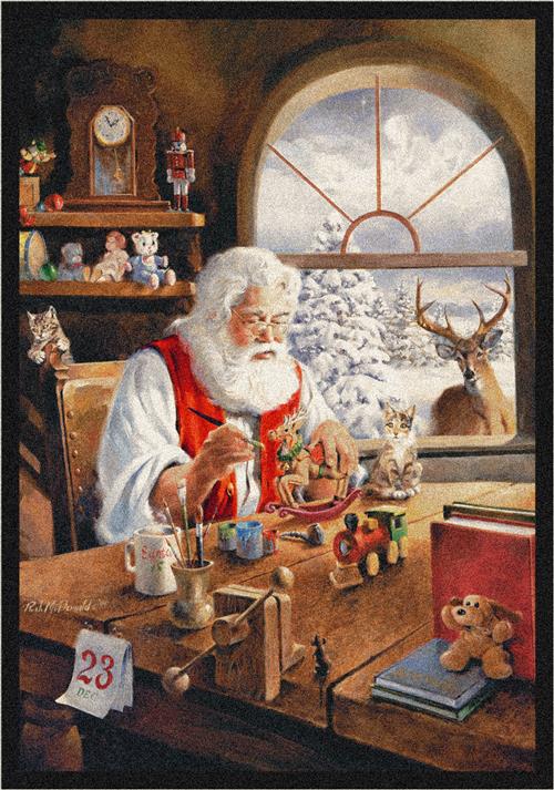 Santa Gift-Workshop Flooring by Milliken