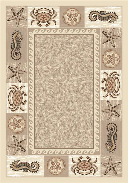 Sea Life Rug-02000 Opal