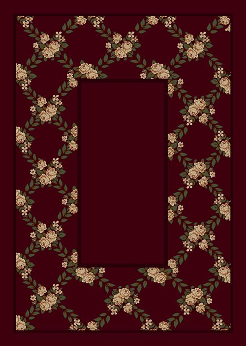 Rose Bower-10806 Cranberry II Flooring by Milliken